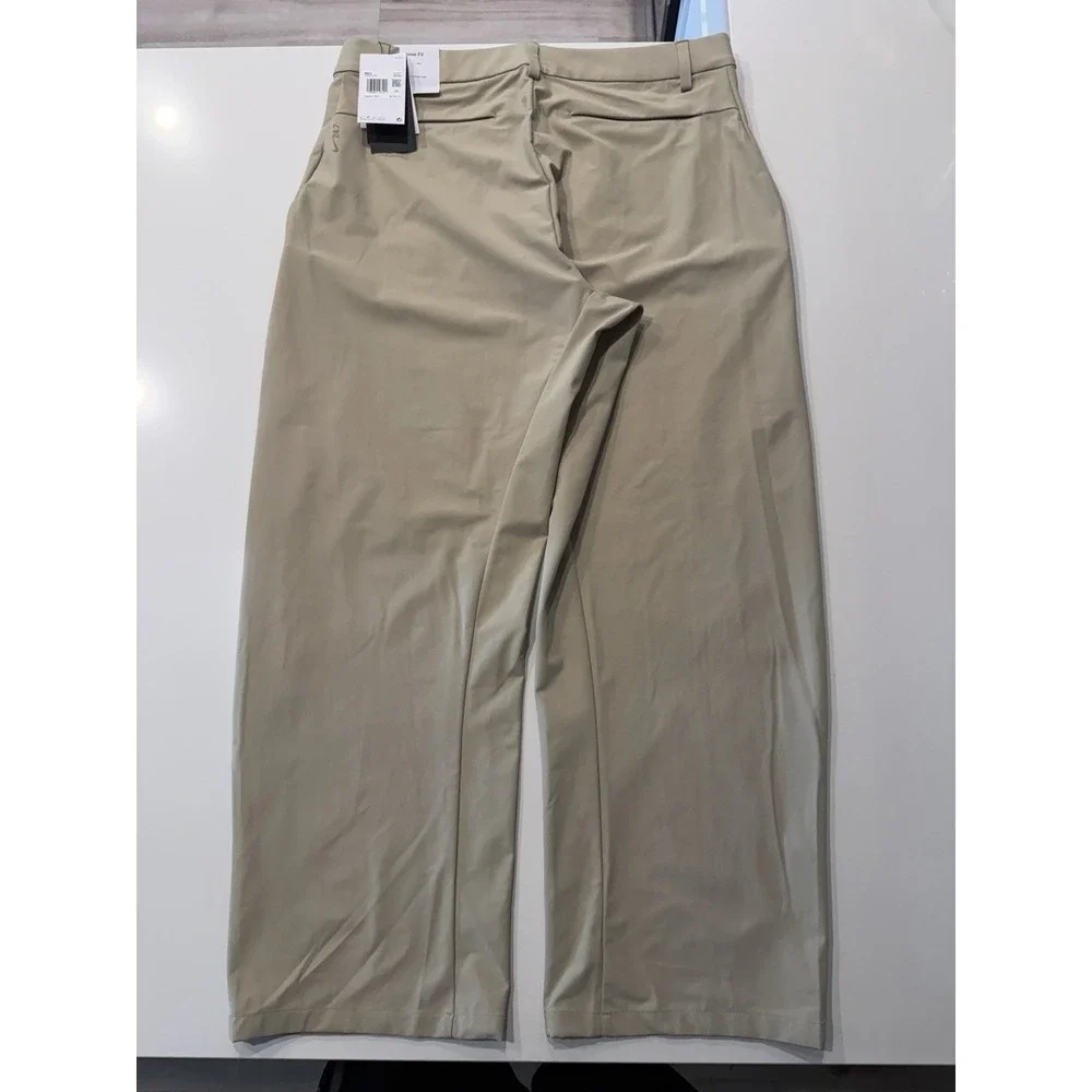 Nike 24.7 PerfectStretch Dri-FIT UV Utility Pants Khaki HV0377-253 36x32 NWT